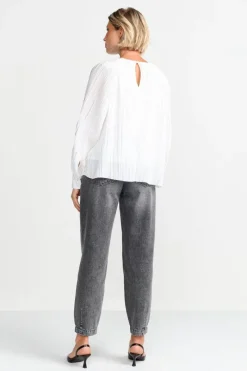 Ausgestellte Plissee-Bluse<Rich & Royal Hot