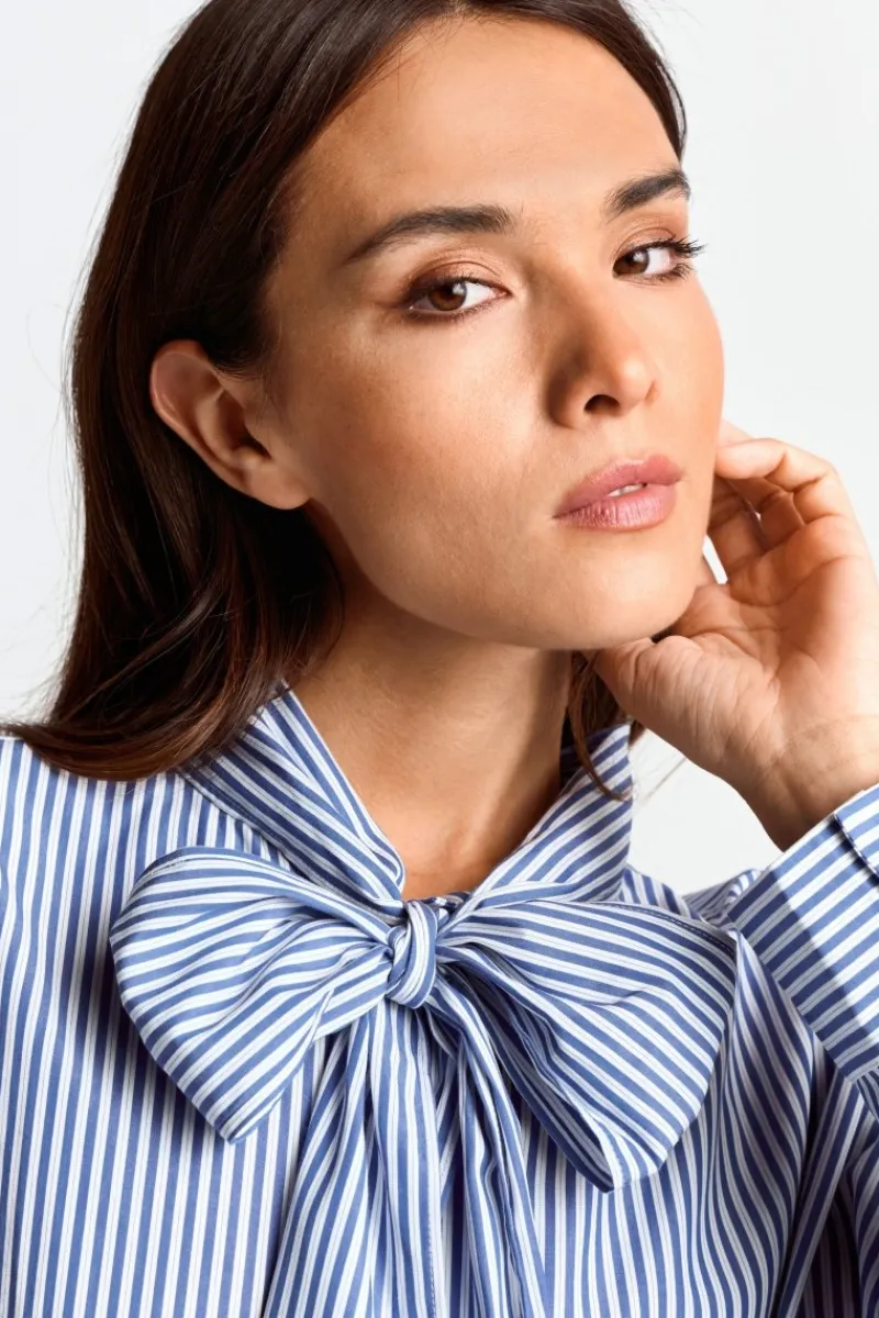 Bluse Mit Bindekragen<Rich & Royal Clearance