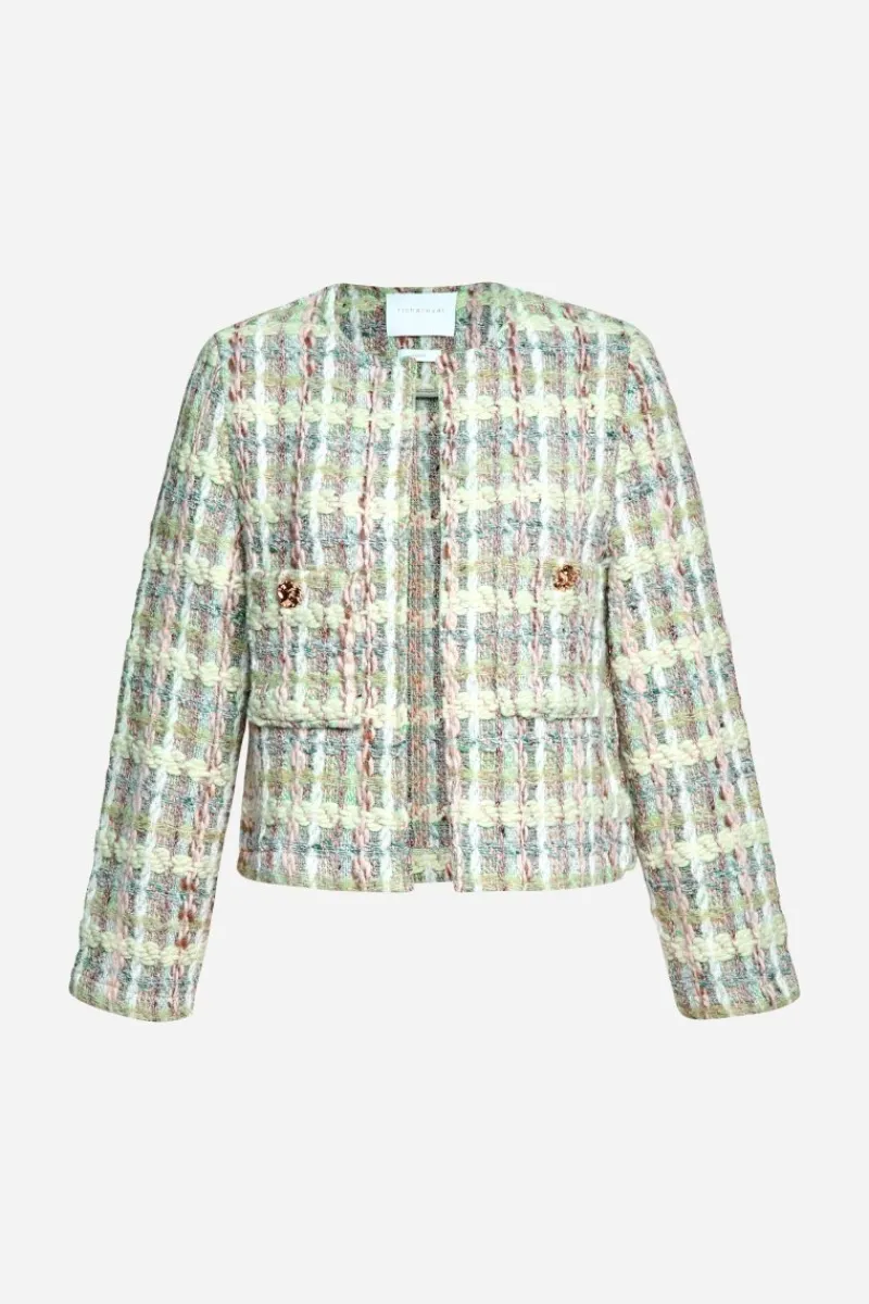 Bouclé-Jacke Mit Rundhalsausschnitt<Rich & Royal Online