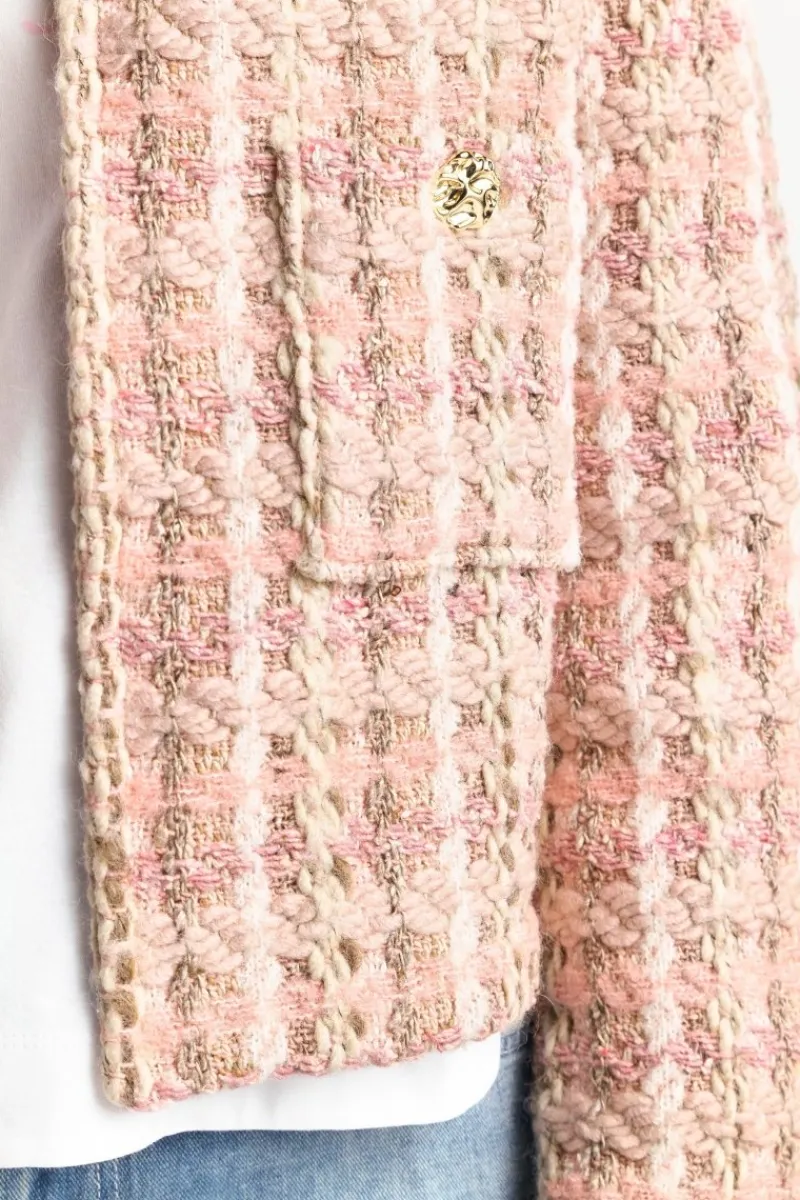 Bouclé-Jacke Mit Rundhalsausschnitt<Rich & Royal Online