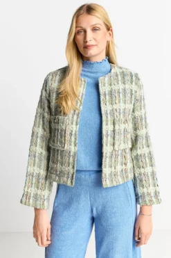 Bouclé-Jacke Mit Rundhalsausschnitt<Rich & Royal Online