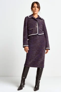 Bouclé-Rock In Midilänge<Rich & Royal Discount