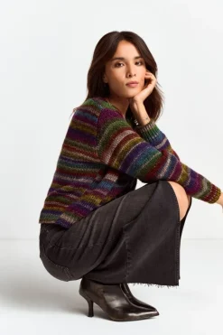 Cardigan Mit Bunten Kristallknöpfen<Rich & Royal Online