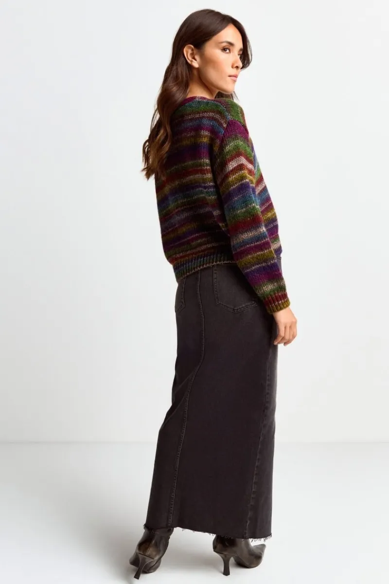 Cardigan Mit Bunten Kristallknöpfen<Rich & Royal Online