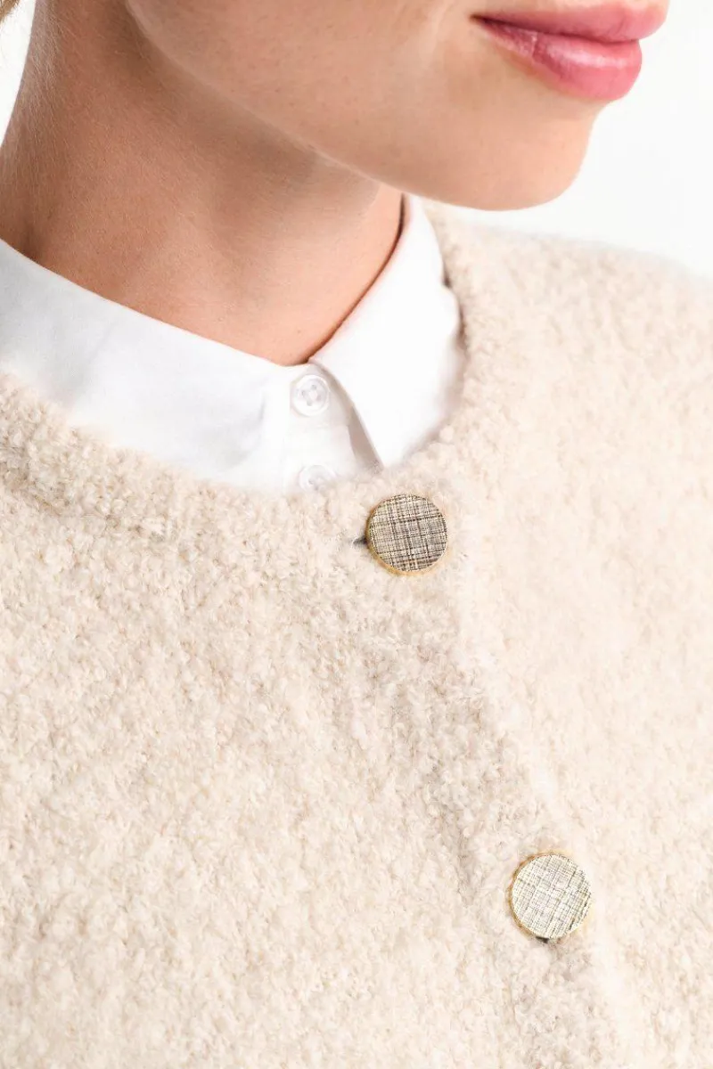 Cardigan Mit Goldfarbenen Knöpfen<Rich & Royal Discount