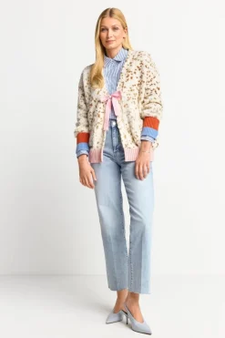 Cardigan Mit Kontrastbündchen Und Schleife<Rich & Royal Sale