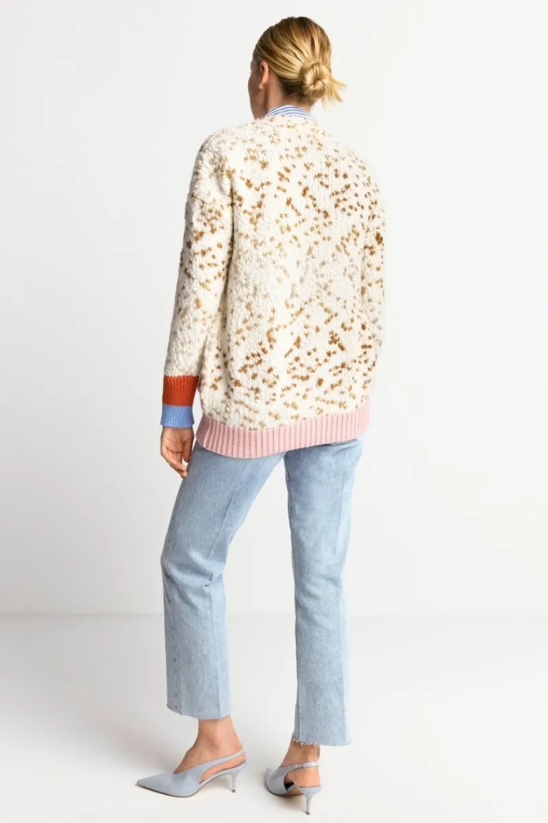 Cardigan Mit Kontrastbündchen Und Schleife<Rich & Royal Sale