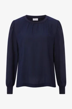 Chiffonbluse Mit Rundhalsausschnitt<Rich & Royal Sale