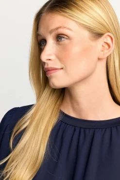 Chiffonbluse Mit Rundhalsausschnitt<Rich & Royal Sale