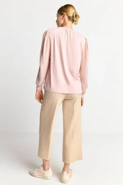 Chiffonbluse Mit Rundhalsausschnitt<Rich & Royal Sale