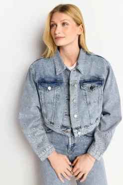 Denim-Jacke Mit Strassdetails<Rich & Royal Online