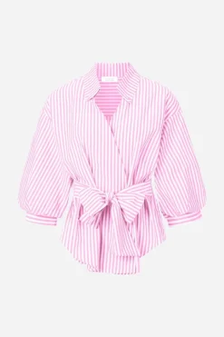 Gestreifte Wickelbluse<Rich & Royal Discount