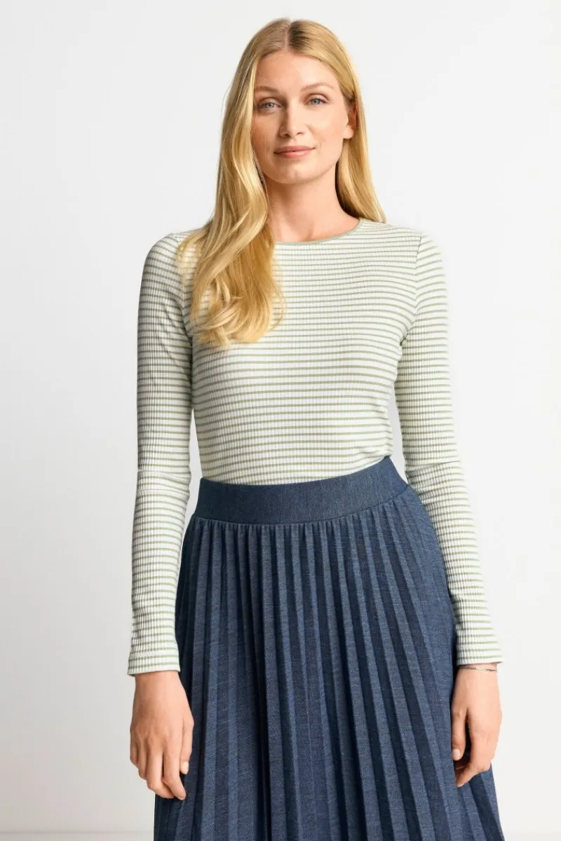 Gestreiftes Rib-Longsleeve<Rich & Royal Clearance