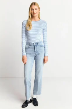 Gestreiftes Rib-Longsleeve<Rich & Royal Clearance