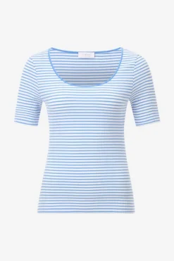 Gestreiftes T-Shirt In Feiner Rib-Struktur<Rich & Royal Best