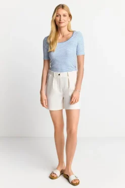 Gestreiftes T-Shirt In Feiner Rib-Struktur<Rich & Royal Best