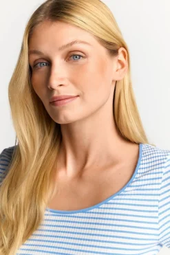 Gestreiftes T-Shirt In Feiner Rib-Struktur<Rich & Royal Best