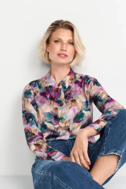 Hemdkragenbluse Mit Blumenprint<Rich & Royal Discount