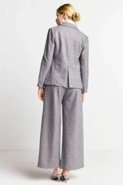 Karierter Wollblazer Mit Reverskragen<Rich & Royal Hot