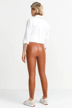 Knöchellange Kunstleder-Leggings<Rich & Royal New