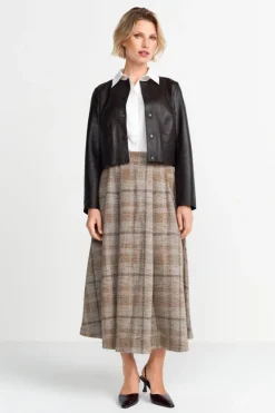 Kurze Lederjacke Mit Druckknöpfen<Rich & Royal Hot