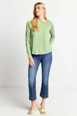 Longsleeve Aus Baumwolle Mit Offenen Kanten<Rich & Royal Sale