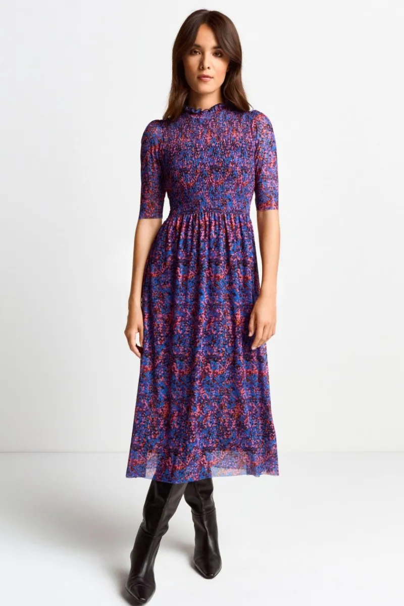 Meshkleid Mit Rüschenkragen<Rich & Royal Sale