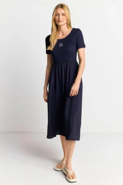 Midikleid Mit Logostickerei<Rich & Royal Clearance