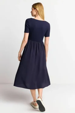 Midikleid Mit Logostickerei<Rich & Royal Clearance