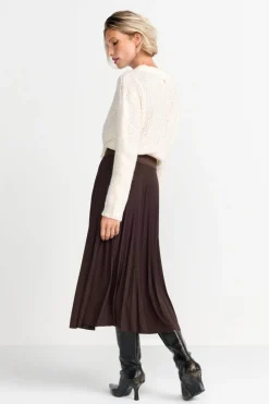 Midi-Plisseerock<Rich & Royal