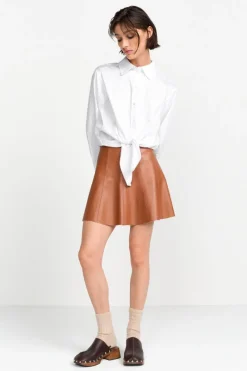 Minirock In Lederoptik<Rich & Royal Hot