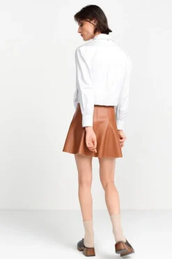 Minirock In Lederoptik<Rich & Royal Hot