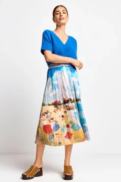 Plisseerock<Rich & Royal Clearance