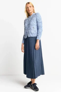 Plisseerock In Denim-Optik<Rich & Royal Hot