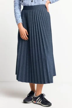 Plisseerock In Denim-Optik<Rich & Royal Hot