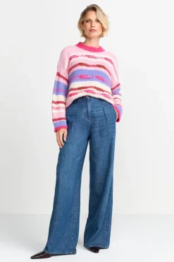 Pullover In Colour-Blocking-Optik<Rich & Royal Outlet