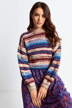 Pullover Mit Bunten Streifen<Rich & Royal Online