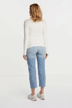 Rib-Longsleeve Mit Rundhals<Rich & Royal Best