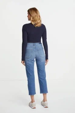 Rib-Longsleeve Mit Rundhals<Rich & Royal Best