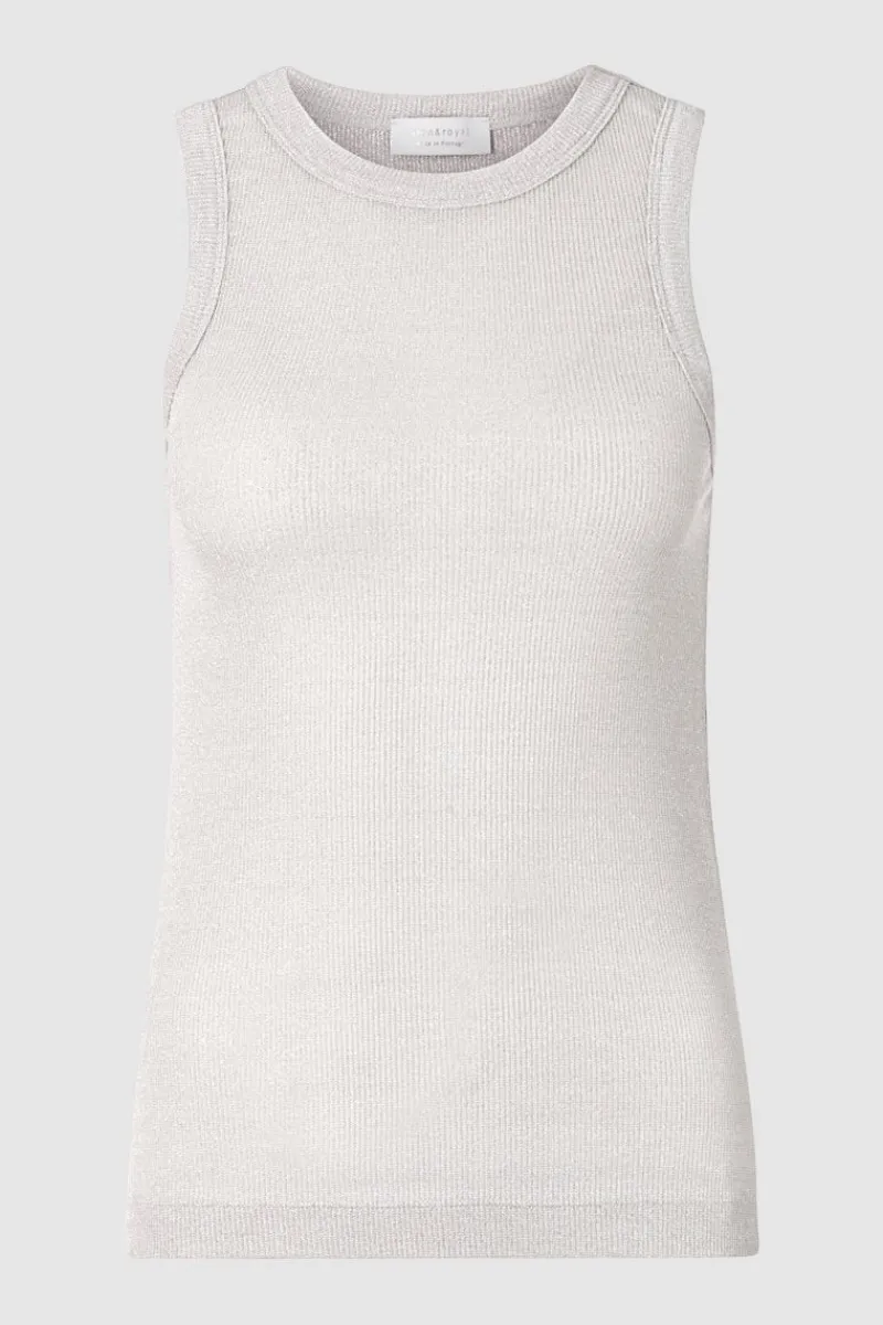 Rib-Top Mit Glanzeffekt<Rich & Royal