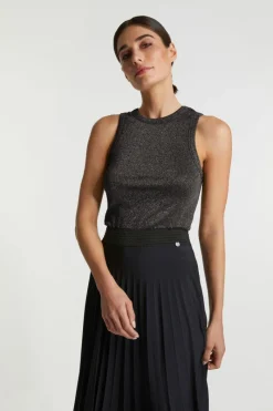 Rib-Top Mit Glanzeffekt<Rich & Royal