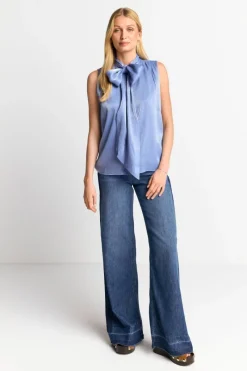 Ärmellose Schluppenbluse Mit Glanzeffekt<Rich & Royal Online