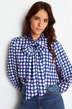 Schluppenbluse Mit Frill-Kragen<Rich & Royal Clearance