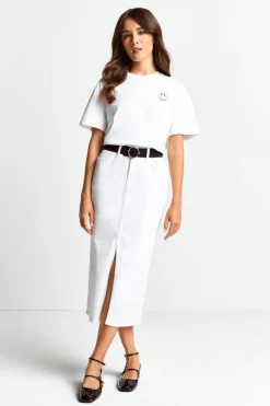 Statement-Shirt Mit Crew-Neck<Rich & Royal Clearance