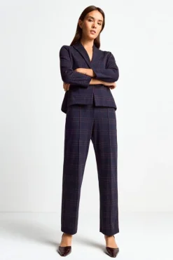 Stoffhose Mit Karomuster Und Bügelfalte<Rich & Royal Sale