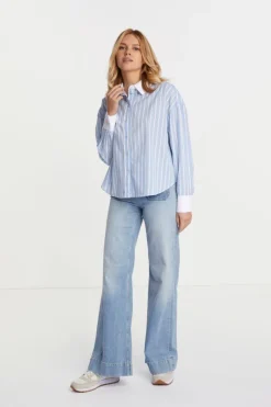 Streifenbluse<Rich & Royal
