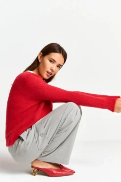 Strickpullover Aus Weichem Materialmix<Rich & Royal Clearance