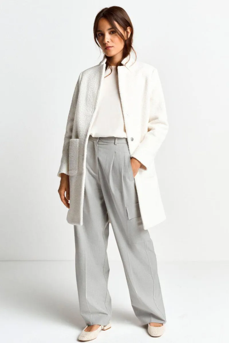 Teddy-Mantel Mit Stehkragen<Rich & Royal New