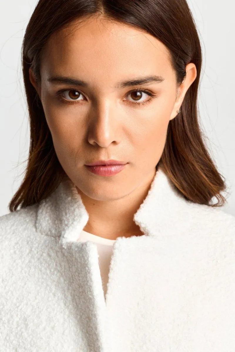 Teddy-Mantel Mit Stehkragen<Rich & Royal New