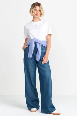 T-Shirt Mit Logostickerei<Rich & Royal Outlet